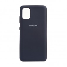 Силиконовый чехол "COVER TPU CASE" для Samsung Galaxy A31, Темно-синий