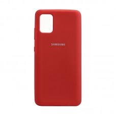 Силиконовый чехол "COVER TPU CASE" для Samsung Galaxy A31, темно-красный