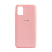 Силиконовый чехол "COVER TPU CASE" для Samsung Galaxy A31, розовый
