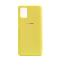 Силиконовый чехол "COVER TPU CASE" для Samsung Galaxy A31, желтый