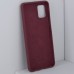 Чехол бампер Silicone Case для Samsung Galaxy A03S (марсала)
