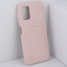 Чехол бампер Silicone Case для Samsung Galaxy A03S (пудровый)