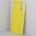 Чехол бампер Silicone Case для Samsung Galaxy A03S (желтый)