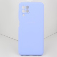 Чехол бампер Silicone Case для Samsung Galaxy A22, M32 (фиалковый)
