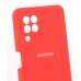 Чехол бампер Silicone Case для Samsung Galaxy A22, M32 (красный)