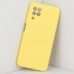 Чехол бампер Silicone Case для Samsung Galaxy A22, M32 (желтый)