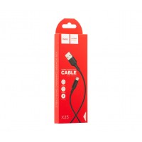 Кабель HOCO X25 Micro USB 1m для зарядки черный