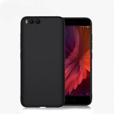 Силиконовый чехол матовый для Xiaomi Mi6, черный