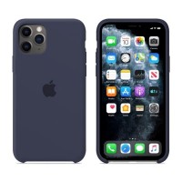 Чехол Silicone Case для iPhone 11 (Midnight blue)