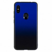 Силиконовый чехол EXPERTS "COLOR GLASS TPU" для Xiaomi Redmi Note 6/6 Pro, синий