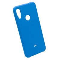 Чехол бампер Silicone Case для Xiaomi Redmi Note 7 синий