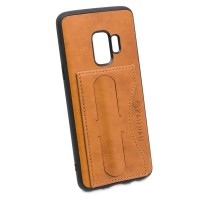 Чехол бампер KANJIAN для Samsung Galaxy S9 (коричневый)