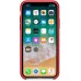 Бампер Silicone Case для iPhone X, красный