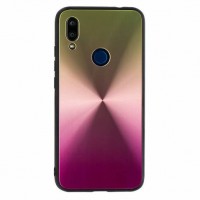 Чехол для Xiaomi Redmi 7 бампер EXPERTS Shiny ,золото-фиолетовый