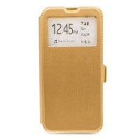 Чехол книга Experts Slim Book для Samsung Galaxy A20 / A30 (золотой)