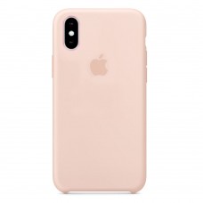 Чехол бампер Silicone Case для iPhone XR (Pink sand)