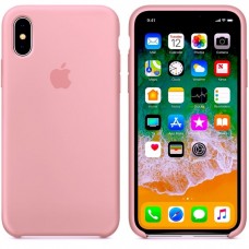 Чехол бампер Silicone Case для iPhone XR (Light Pink)