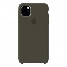 Чехол Silicone Case для iPhone 11 (Dark olive)