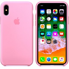 Чехол бампер Silicone Case для iPhone XR (Pink)