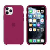 Чехол Silicone Case для iPhone 11 (Rose red)