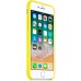 Бампер Silicone Case для iPhone 7 / 8, желтый