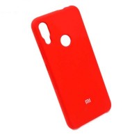 Чехол бампер Silicone Case для Xiaomi Redmi Note 7 красный
