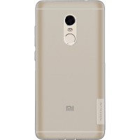 Чехол Nillkin Nature TPU для Xiaomi Redmi Note 4 (серый)