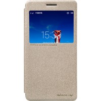 Чехол Nillkin Sparkle для Lenovo Vibe P1M золотистый