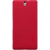 Чехол Nillkin Super Frosted Shield для Sony Xperia C5 Ultra красный
