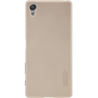Чехол Nillkin Super Frosted Shield для Sony Xperia X (золотистый)