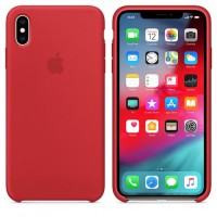 Чехол бампер Silicone Case для iPhone XR (Red)