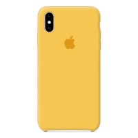 Чехол бампер Silicone Case для iPhone XR (Lemonade)