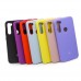 Чехол бампер Silicone Case для Xiaomi Redmi Note 8T (фиолетовый)