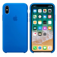 Чехол бампер Silicone Case для iPhone XR (Royal blue)