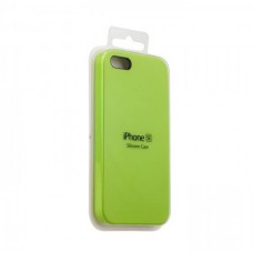 Бампер Silicone Case для iPhone 5 / 5s, салатовый