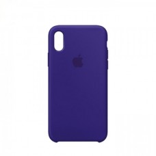 Бампер Silicone Case для iPhone X, синий