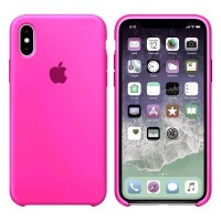 Чехол бампер Silicone Case для iPhone XR (Barby Pink)