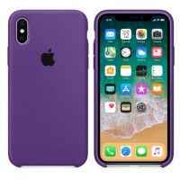 Чехол бампер Silicone Case для iPhone XR (Purple)