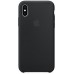 Бампер Silicone Case для iPhone X, черный