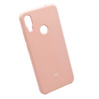 Чехол бампер Silicone Case для Xiaomi Redmi Note 7 розовый