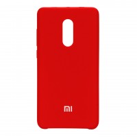 Soft-touch бампер Silicone Cover для Xiaomi Redmi Note 4 / 4X, красный