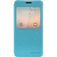 Чехол Nillkin Sparkle для Samsung Galaxy Alpha (голубой)