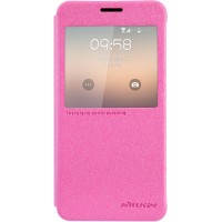 Чехол Nillkin Sparkle для Samsung Galaxy Alpha (розовый)
