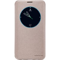 Чехол Nillkin Sparkle для Samsung Galaxy S6 Edge Plus (золотистый)