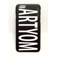 Шаблон № 1013 Имя, фамилия на чехле (шрифт Myriad Pro Light)