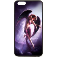 Шаблон №2077 Ангел на фиолетовом небе 