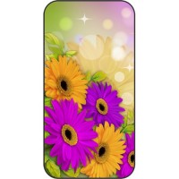 Шаблон №2110 Желто-фиолетовые астры