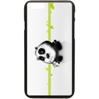 Шаблон №2135 Панда с зеленой полосой