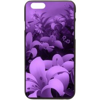 Шаблон №2145 Фиолетовые цветы