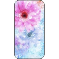 Шаблон №2181 Цветы с отблесками воды